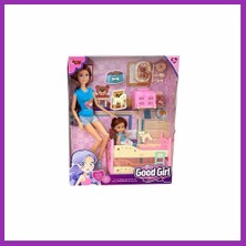 Salmore WG-C115112 Kutulu 29CM Aksesuarlı Ranzalı Bebek - Vardem Oyuncak Bty