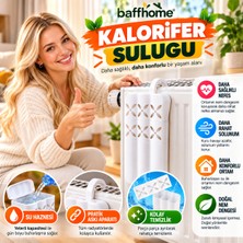 Baffhome Kalorifer Suluğu Petek Üstü Suluk Petek Hava Oda Nemlendirici Radyatör Suluğu Askılı Su Haznesi Beyaz