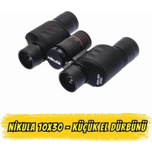 Nikula NİKULA 10x30 Kompakt Cep Boy El Dürbünü (1000m / 76m - BAK-4 Prizmalı)