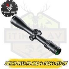 SWAMPDEER Swamp Deer HD MAX 4-16x44 SFP GK Profesyonel Optik Av ve Doğa Gözlem Dürbünü (520g Hafif - 1500G Dayanıklı)