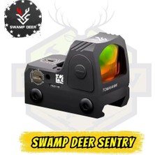 SWAMPDEER Swamp Deer Sentry Kompakt Kompakt Model ve Outdoor Red-Dot Nişangah (75g Ultra Hafif - Manganez Çelik Mekanizmalı)