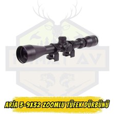 İtimat Av Aria 3-9x32 Zoomlu Profesyonel Optik Av ve Doğa Gözlem Dürbünü (Hassas Taksimatlı Retikül - 25.4 mm Tüp Çapı)