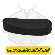 İtimat Av 22mm Kalın Tip Konfor Dipçik Pedi - Maksimum Geri Tepme Sönümleyici Kundak Arkalığı