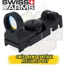 SWISSARMS Swiss Arms Outdoor Reflex Red-Dot Nişangah (11 Kademe Parlaklık - Çizilmez Lens)