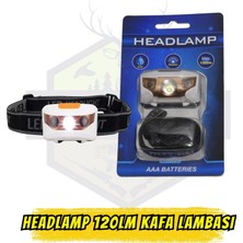 İtimat Av KX 3W Uzun Menzilli LED Kafa Lambası - 3 Kademeli Vmax Pil Dahil Seri