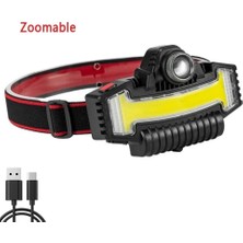 Gold Orion GOLD ORİON W685-1 Çok Fonksiyonlu LED + COB Şarjlı Kafa Lambası / Type-C Uzun Huzmeli Balıkçı Feneri
