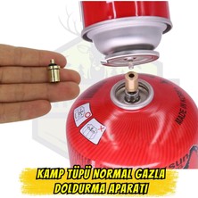 İtimat Av Kamp Ocağı Tüpü Gaz Dolum Aparatı (230g - 450g Vidalı Kartuş Uyumlu)