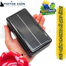 Gold Orion GOLD ORİON OR-TYN82 Solar Güneş Enerjili ve USB Girişli Çiftli Li-Ion Pil Şarj Cihazı