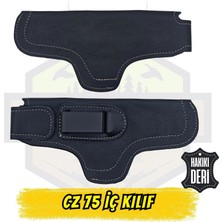 İtimat Av CZ75 Uyumlu Hakiki Yumuşak Deri İç Kılıf - İnce Profil & Form Alan Premium Seri