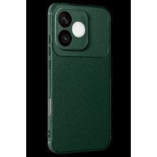 Urfakent Huawei Honor 600 Lite Uyumlu Auto Focus Karbon Kapak - Koyu Yeşil