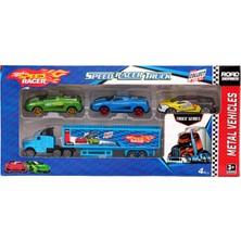Toysan Speed Racer Road Series Tır Seti 4'lü Metal Araba
