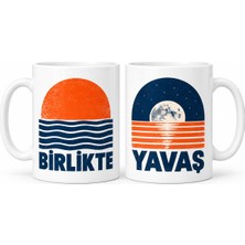 Burada Bulabilirsin Buradabulabilirsin Birlikte Yavaş 2'li Porselen Kupa Seti - Model 705 Bbz
