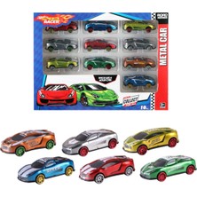 Toysan Speed Racer Road Series 20'li Metal Araba Seti Yarış Arabası