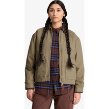Timberland Strafford Washed Canvas Kadın Yeşil Ceket.-