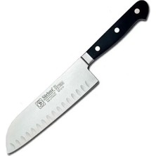 Magicool Lsk 61950 - Sıcak Dövme Oluklu Santoku Şef Bıçağı 18 cm