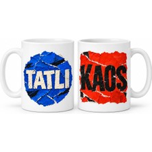 Soi Home Tatlı Kaos 2'li Porselen Kupa Seti - Model 694 Soı