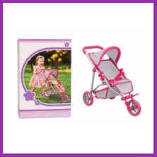 Salmore 9614 3 Tekerlekli Pembe Gri Puset Bty