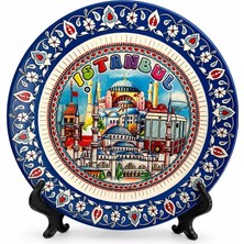 Magicool Istanbul Temalı Porselen Dekoratif Tabak 20 cm ALK5844