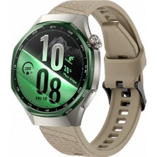 Sneezy Huawei Watch Gt 7 Pro 46MM Uyumlu Slash Örgü Desenli Sportif Silikon Saat Kordonu
