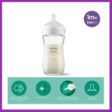 Salmore Doğal Tepkili Natural Response Cam Biberon 240 ml 1+ Ay Bty