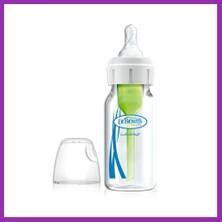 Salmore Cam Dar Ağız Biberon Antikolik 250 ml Bty