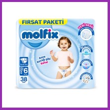 Salmore Bebek Bezi Fırsat Paketi 6 Beden 15+ kg 38 Adet Bty