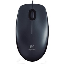 Ecotrend Logıtech M90 USB Optik Kablolu Mouse Siyah 910-001793 ECO123