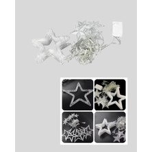 Ersert Romantik Yıldız Peri LED Perde 3x3 Metre Dekorasyon