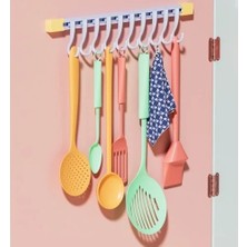 Ersert Mutfak ve Banyo Düzenleyici Askı 10 Kancalı 30 cm