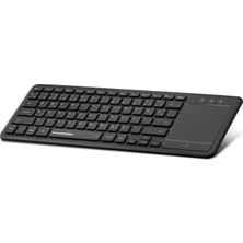Ersert Et Bluetooth + Wıreless Klavye + Touch Pad Q Siyah HDX2505