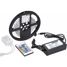 Ersert Dekoratif Rgb Şerit LED 5 Metre Uzaktan Kumanda Ile