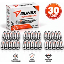 5 Adet Gunex 12 gr Co2 Tüp