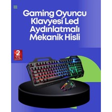 Ersert Et PG8018 LED Aydınlatmalı Mekanik Klavye Mouse – Oyunlarda Üstün Performans