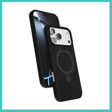 Ny Joy iPhone 17 Pro Max Uyumlu Regal Magsafe Standlı Kapak - Siyah Nyjoybz
