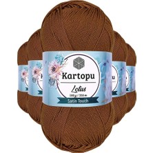 Ersert Et 5 Adet Lotus Bikini Büstiyer Bluz Örgü Ipi K840 Koyu Hardal