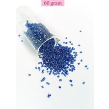 Ersert Et Kesme Cam Boncuk 2mm - 60 Gram - Koyu Mavi - BNC392