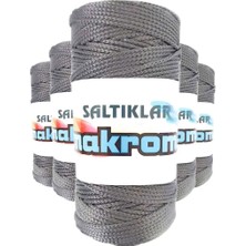 Ersert Et 5 Adet Polyester Makrome Ipi 423 Gri 100 gr
