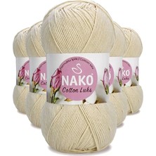 Ersert Et 5 Adet Cotton Lüks Yelek Tunik Kazak Bluz Hırka Ipi Yünü Açık Bej 97543