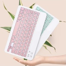 Ersert Et KYB71 Kablosuz Türkçe Q Klavye Mouse Set - Pembe