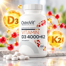 Ostrovit Vitamin D3 4000 Iu K2 100 Mcg 100 Tablet