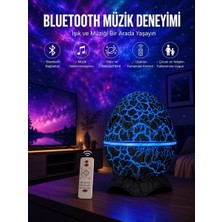 Ersert Ers Dinozor Speaker Renk Değiştirme Projeksiyon Modu Bluetooth Hoparlör Gece Lambası Yeni Nesil