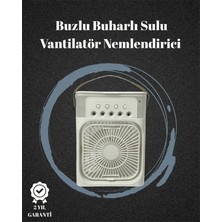 Ersert Ers USB Bağlantılı 3'ü 1 Arada Nemlendirici Mini Klima Fan | 7 Renk Işıklı