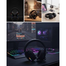 Ersert Ers Gaming Headset Kablosuz Bluetooth 40MM Sürücülü Mikrofonlu Oyuncu Kulaklığı