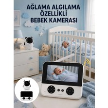 Ersert Ers Gece Görüşlü Güvenli Bebek Monitörü 720P Hd Görüntü Yeni Nesil