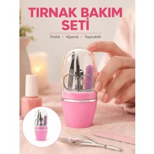 Ersert Ers Tırnak Bakım Manikür Pedikür Seti 4 Parça Pembe Minimal ve Dayanıklı