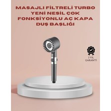Ersert Ers Filtreli Masaj Özellikli Duş Başlığı Aç Kapa Tuşlu