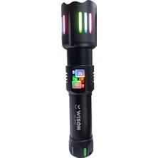 Ersert Ers WS-9954 25W Zoomlu Yeşil Lazerli Metal Şarjlı El Feneri
