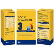 Ersert Devam Sütü 3 400 gr Bebekler Için Besleyici