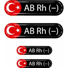 Str Store Redline Grafik Damla Kan Grubu Sticker Siyah 4 Adet Ab Rh Negatif Kan Grubu Etiketi