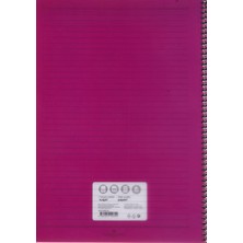 Str Store Spiralli Defter, 100 Yaprak, 70G Kağıt, A4, Çizgili, 500 Mikron Pp Kapak, Dayanıklı ve Çevre Dostu, Asorti Renkler